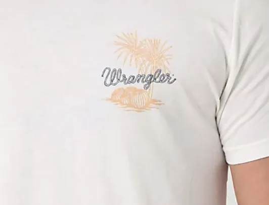 112336224 - Wrangler Men’s SS Tee- Cream