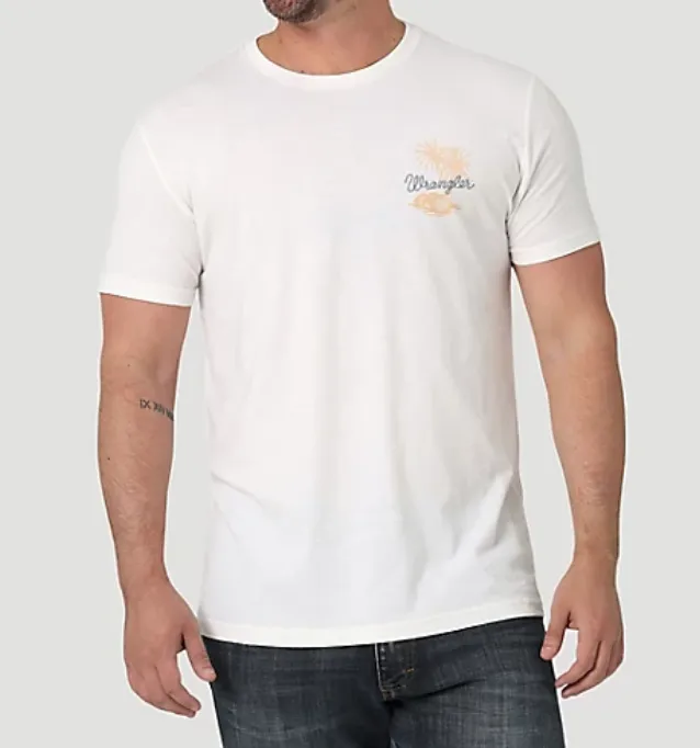 112336224 - Wrangler Men’s SS Tee- Cream