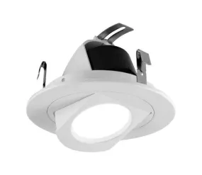 4 in. White LED Recessed Retrofit Adjustable Retractable Downlight, 2700K