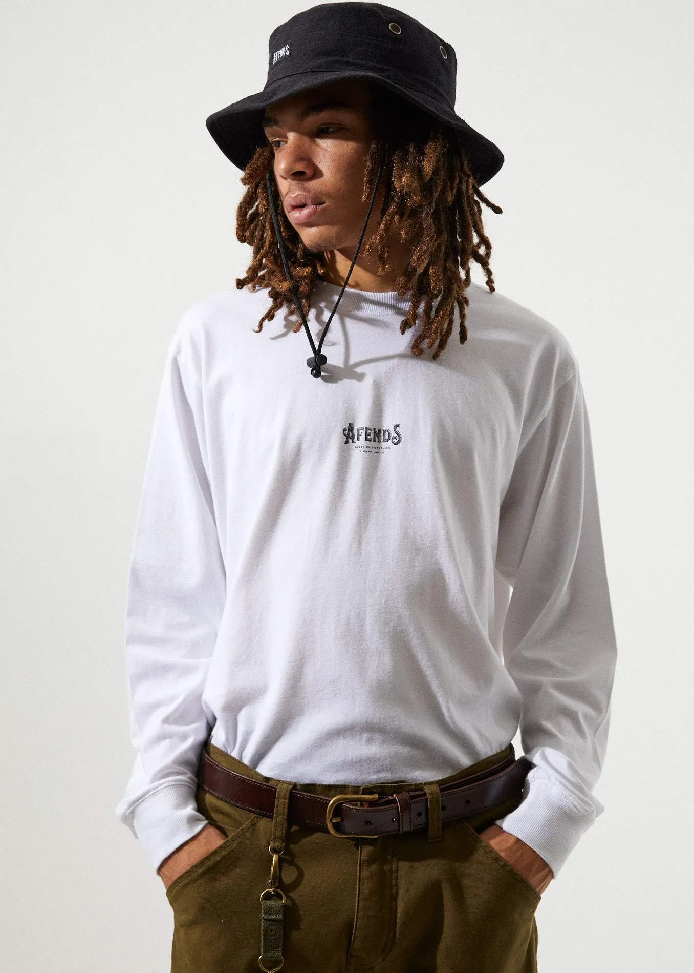 Afends Mens Candy - Retro Fit Long Sleeve Tee