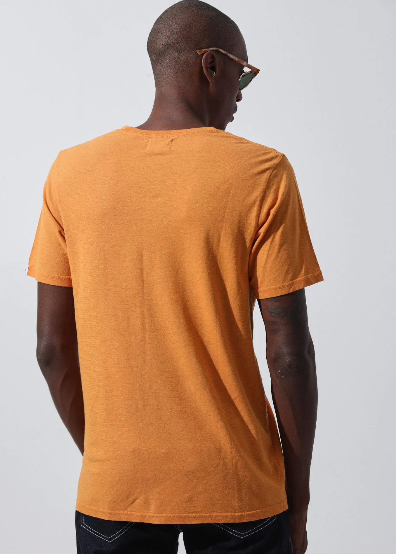 Afends Mens Classic - Hemp Standard Fit Tee - Yam