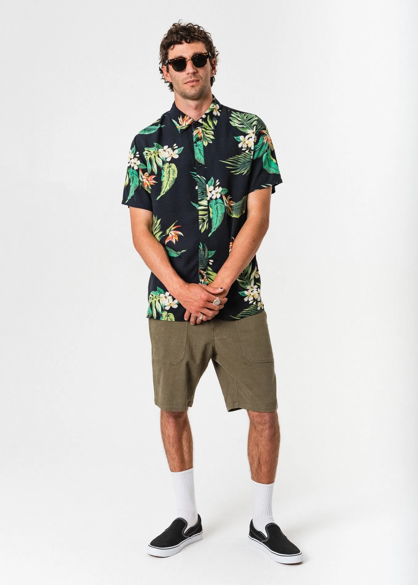 Afends Mens Shaka Mahalo - Short Sleeve Shirt