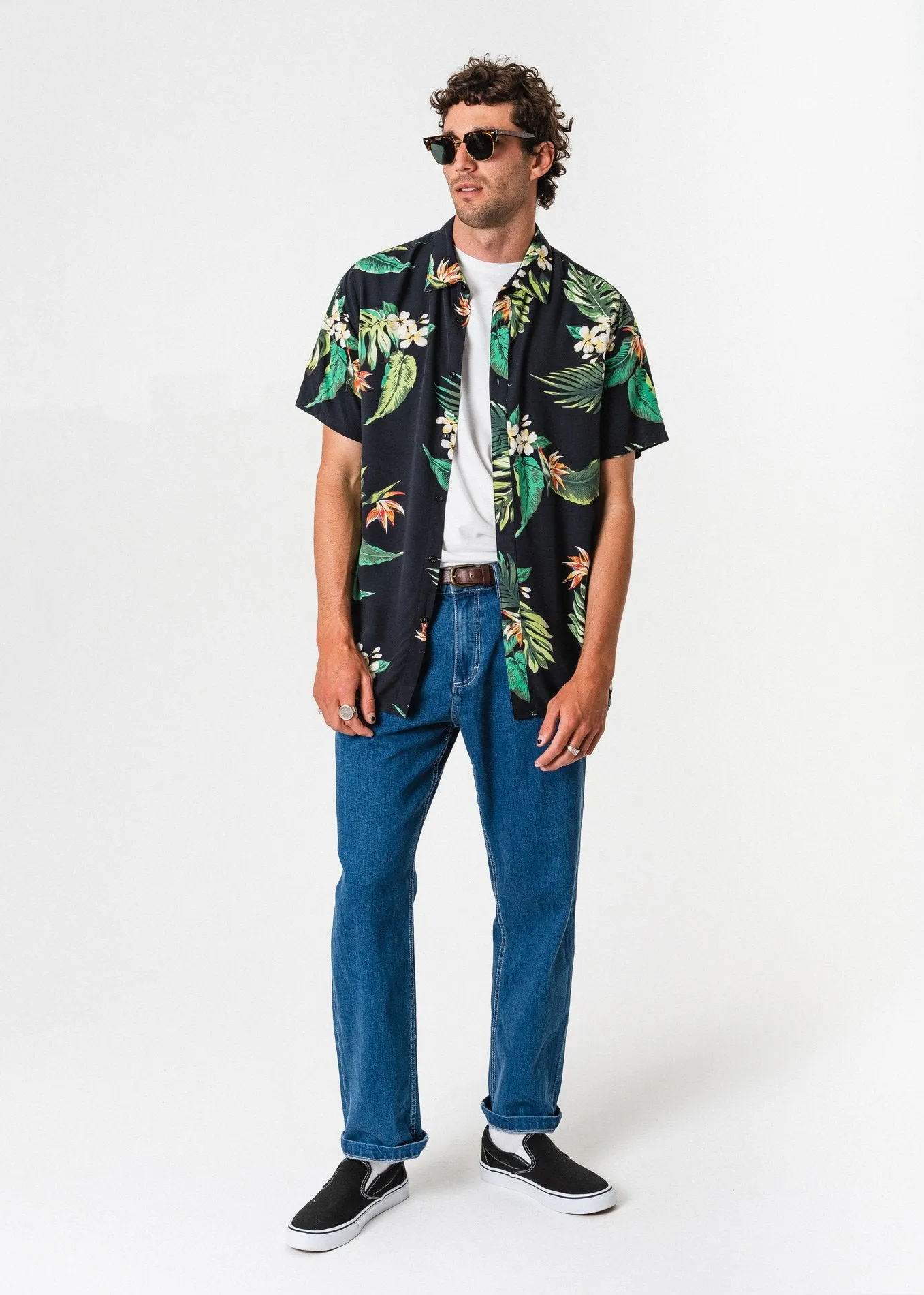 Afends Mens Shaka Mahalo - Short Sleeve Shirt