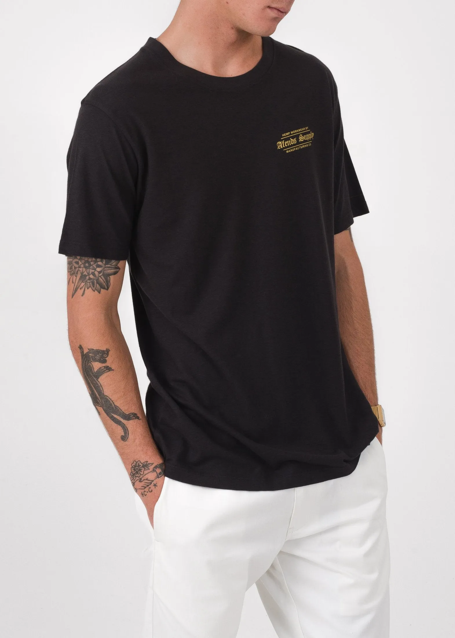 Afends Mens Sturdy - Hemp Standard Fit Tee