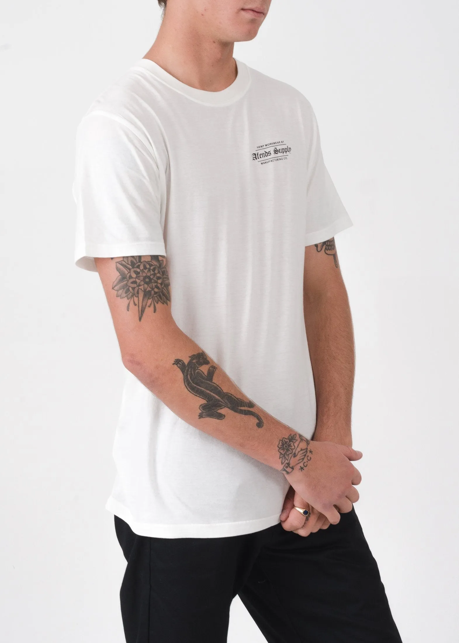 Afends Mens Sturdy - Hemp Standard Fit Tee