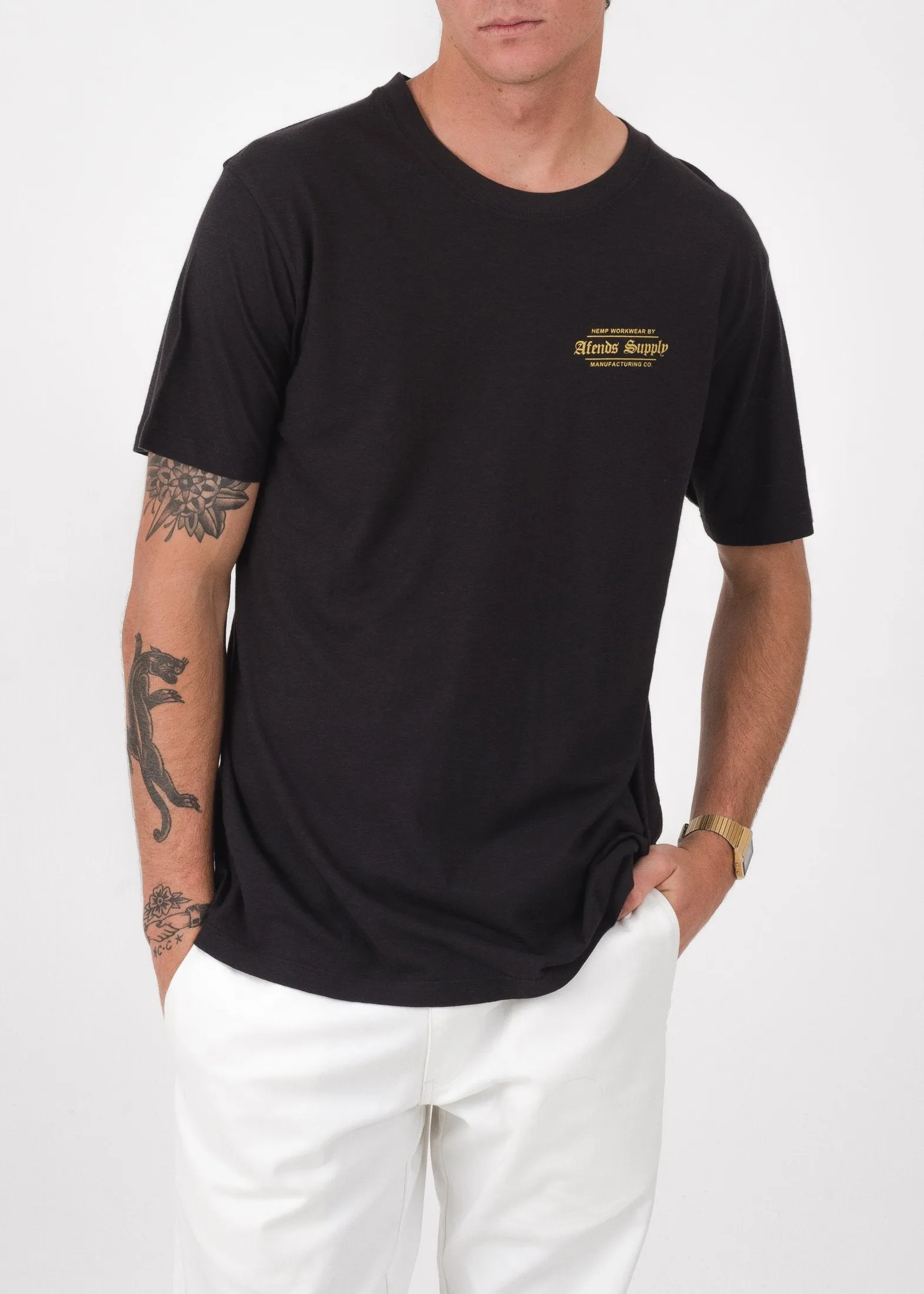 Afends Mens Sturdy - Hemp Standard Fit Tee