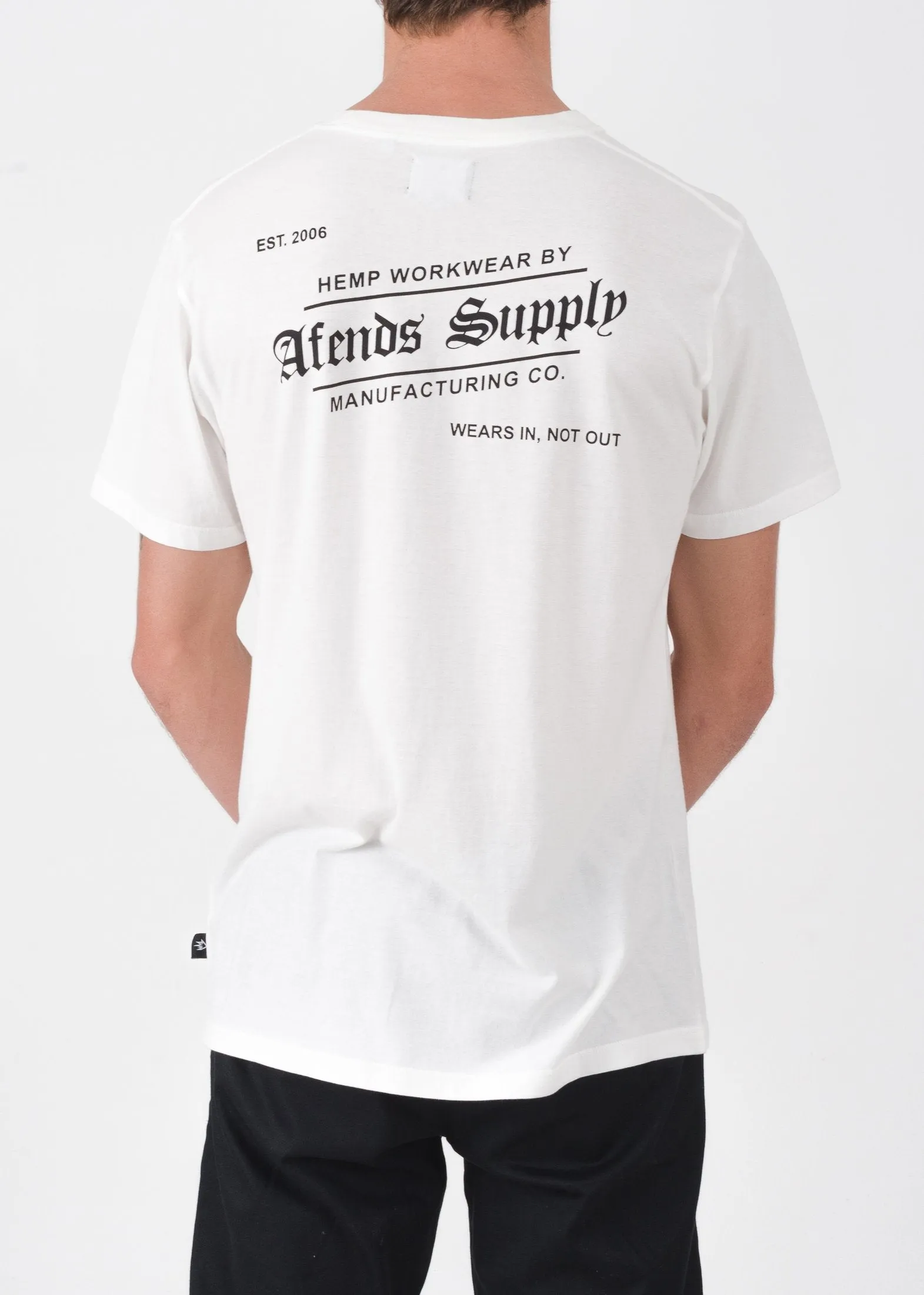 Afends Mens Sturdy - Hemp Standard Fit Tee