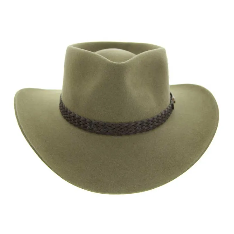 Akubra Snowy River Hat - Santone Fawn