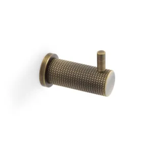 Alexander & Wilks Brunel Knurled Coat Hook