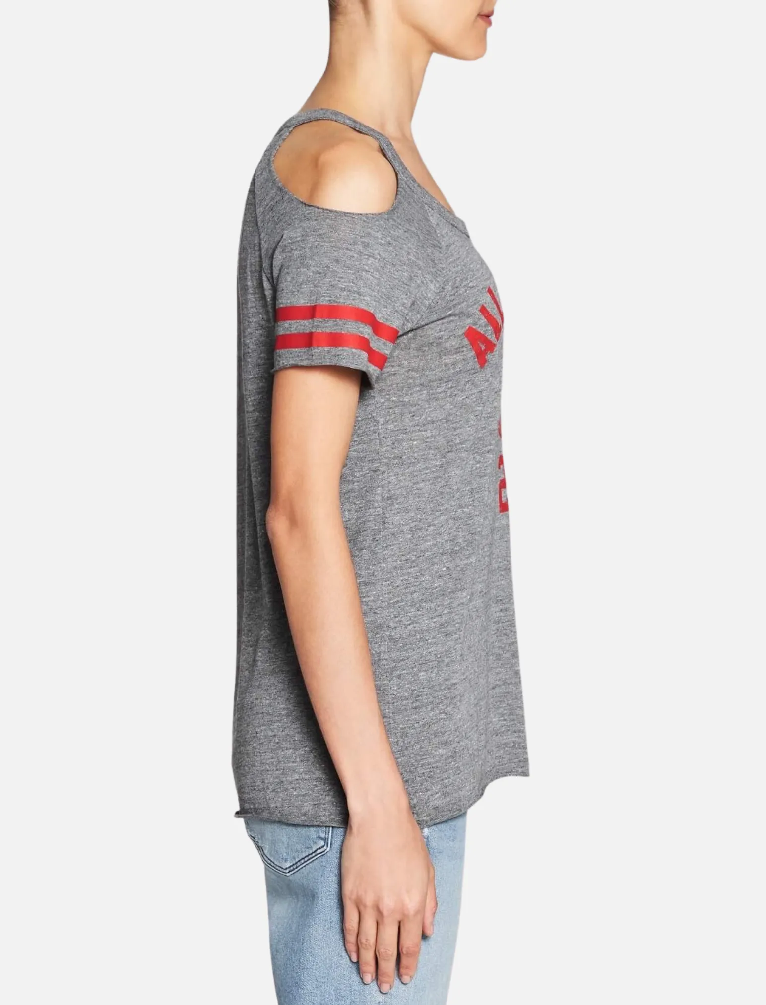 All American Cold Shoulder Raglan Tee