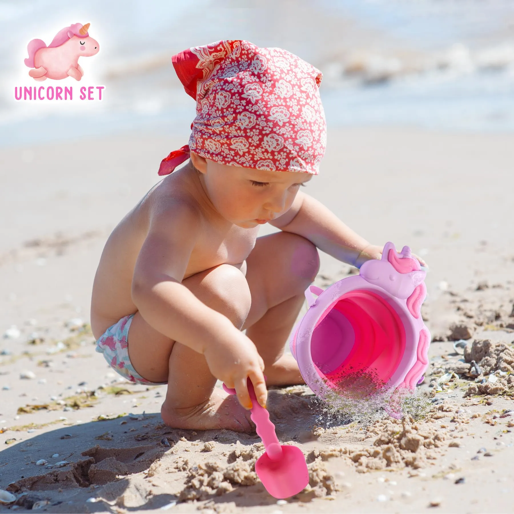 Animal Beach Bucket Set