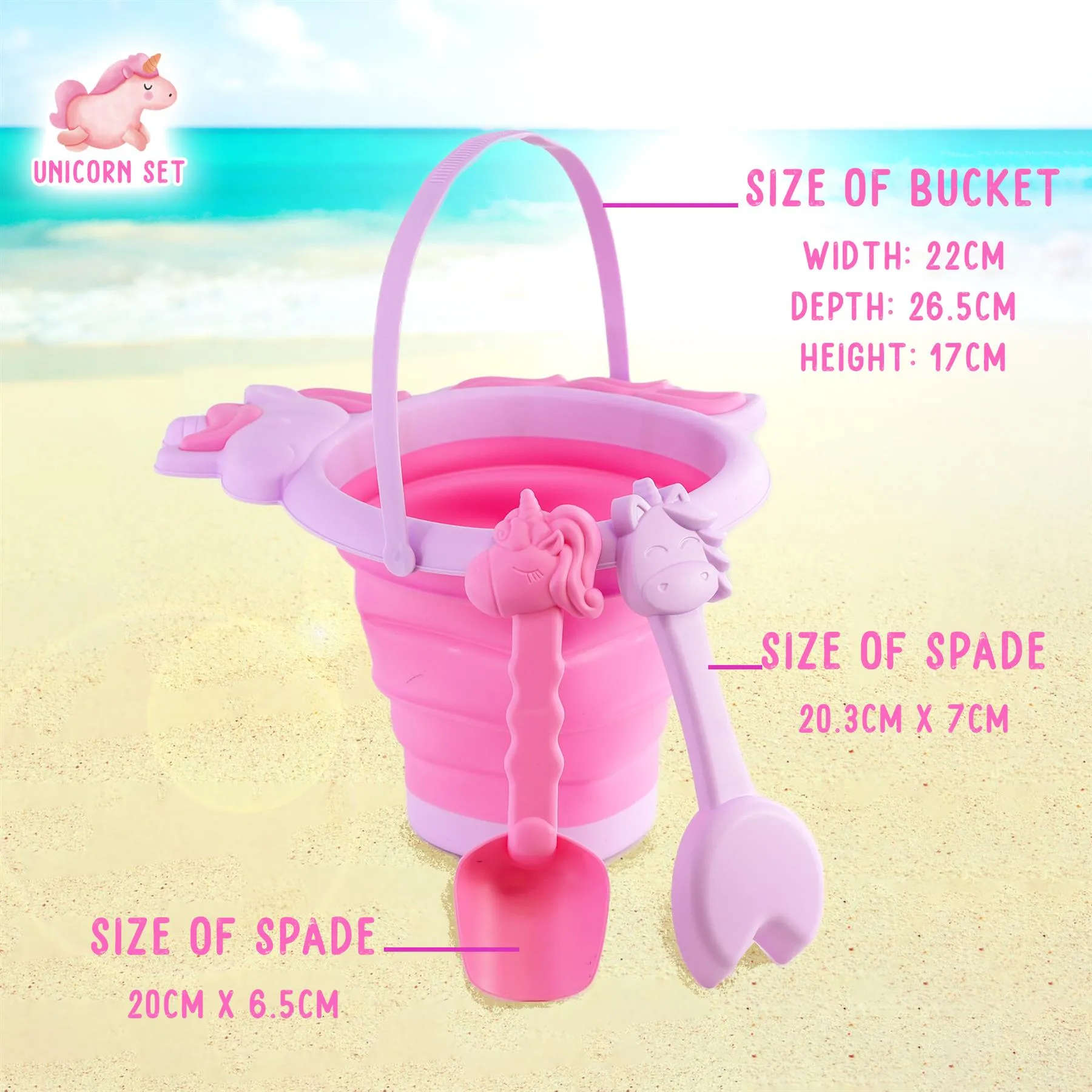 Animal Beach Bucket Set