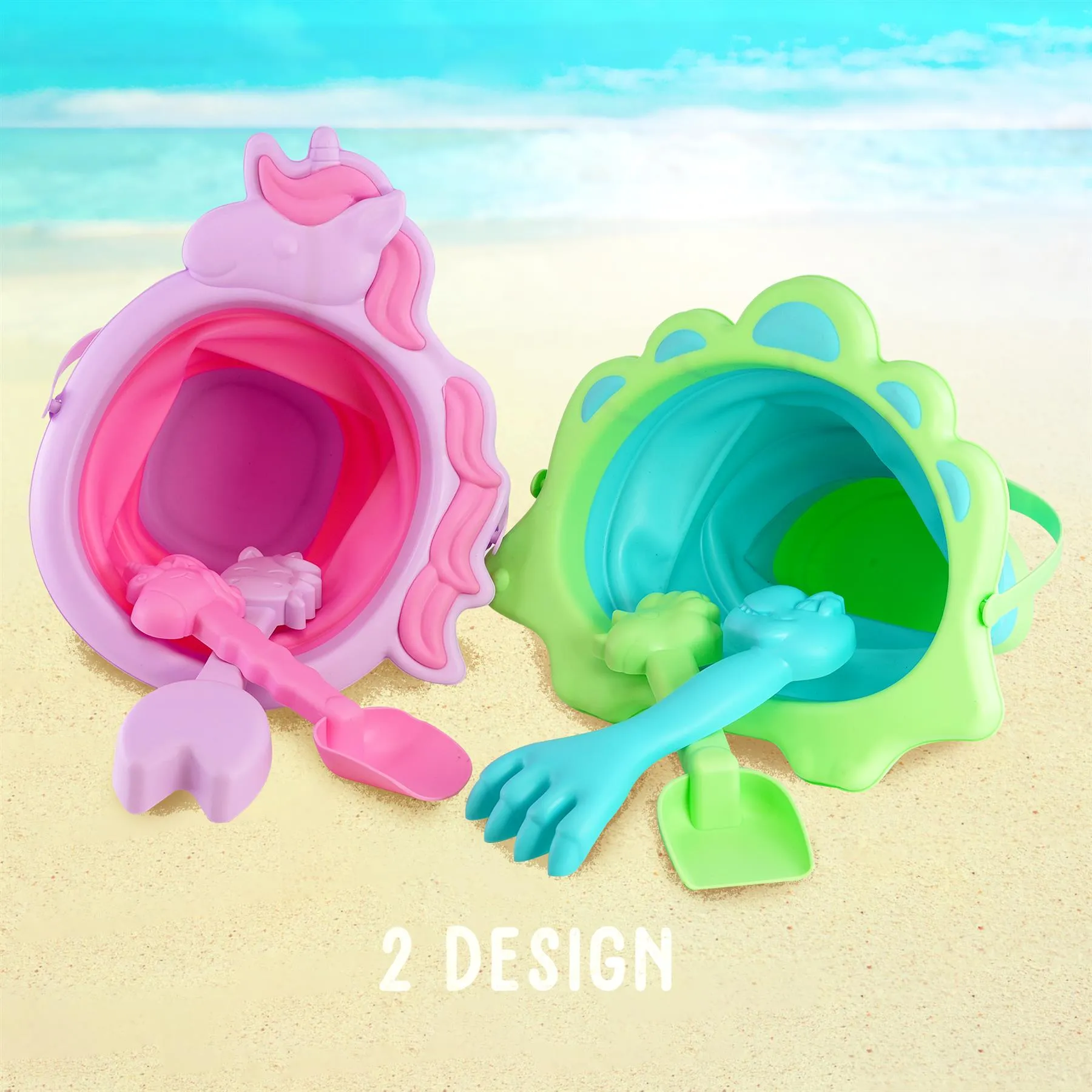 Animal Beach Bucket Set