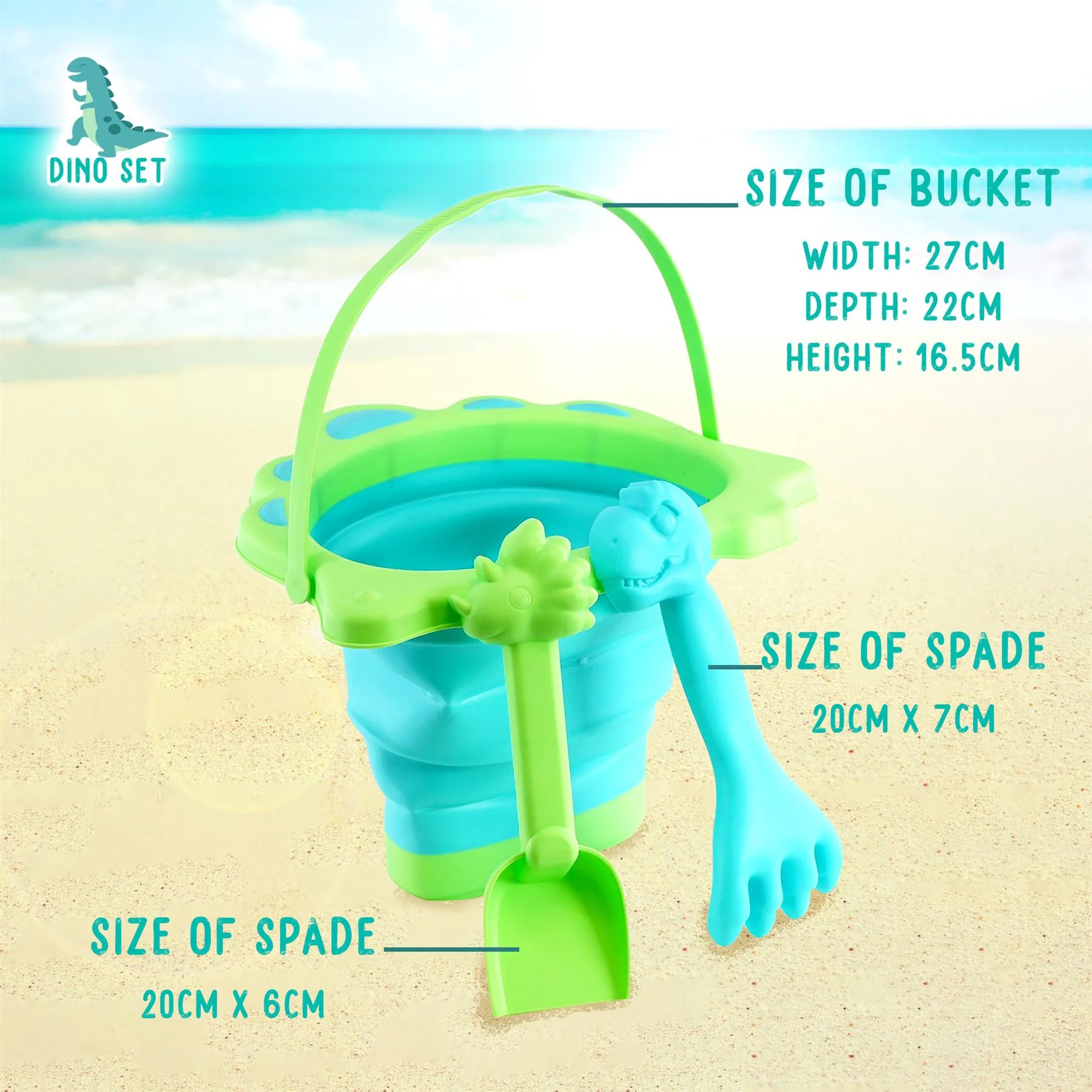 Animal Beach Bucket Set