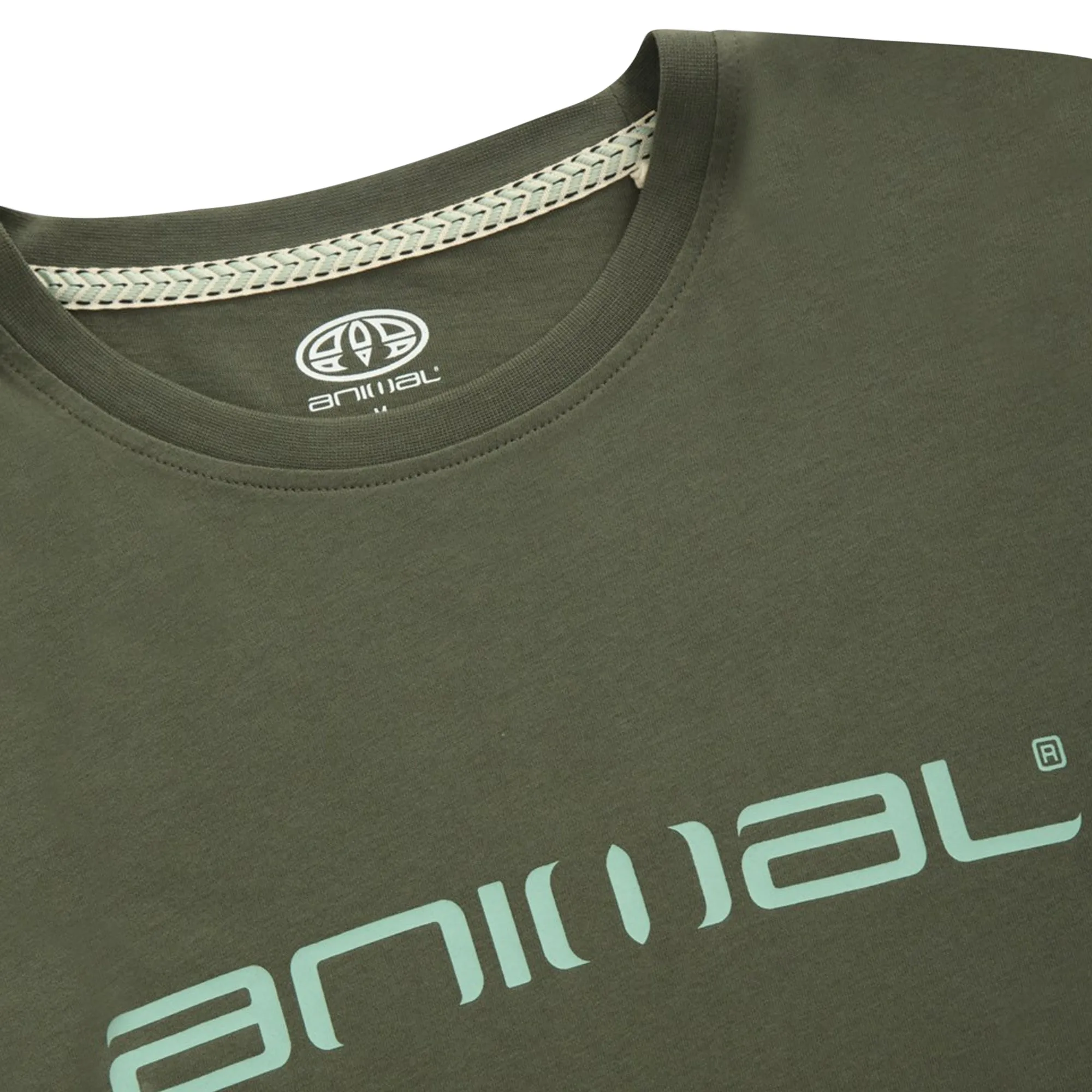 Animal Mens Classico Logo Organic Long-Sleeved T-Shirt