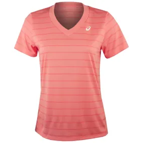 Asics Women's Court Stripe Top - Guava