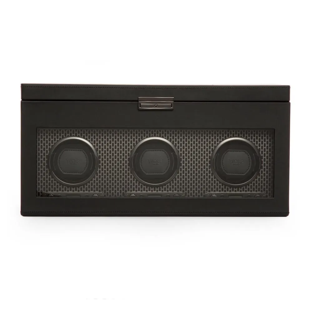 Axis Triple Watch Winder with Storage