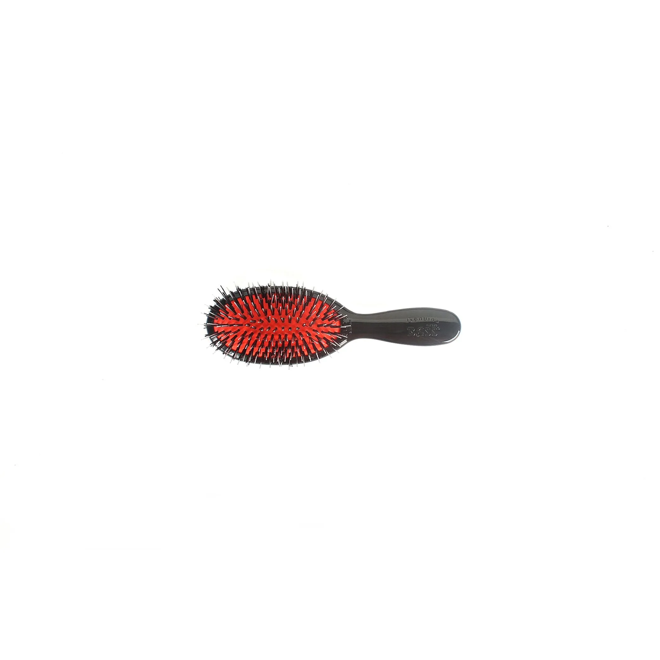 Bass Brushes Elite Small Pocket Size Boar Hair Nylon Pin Brush For Dogs, ESBN