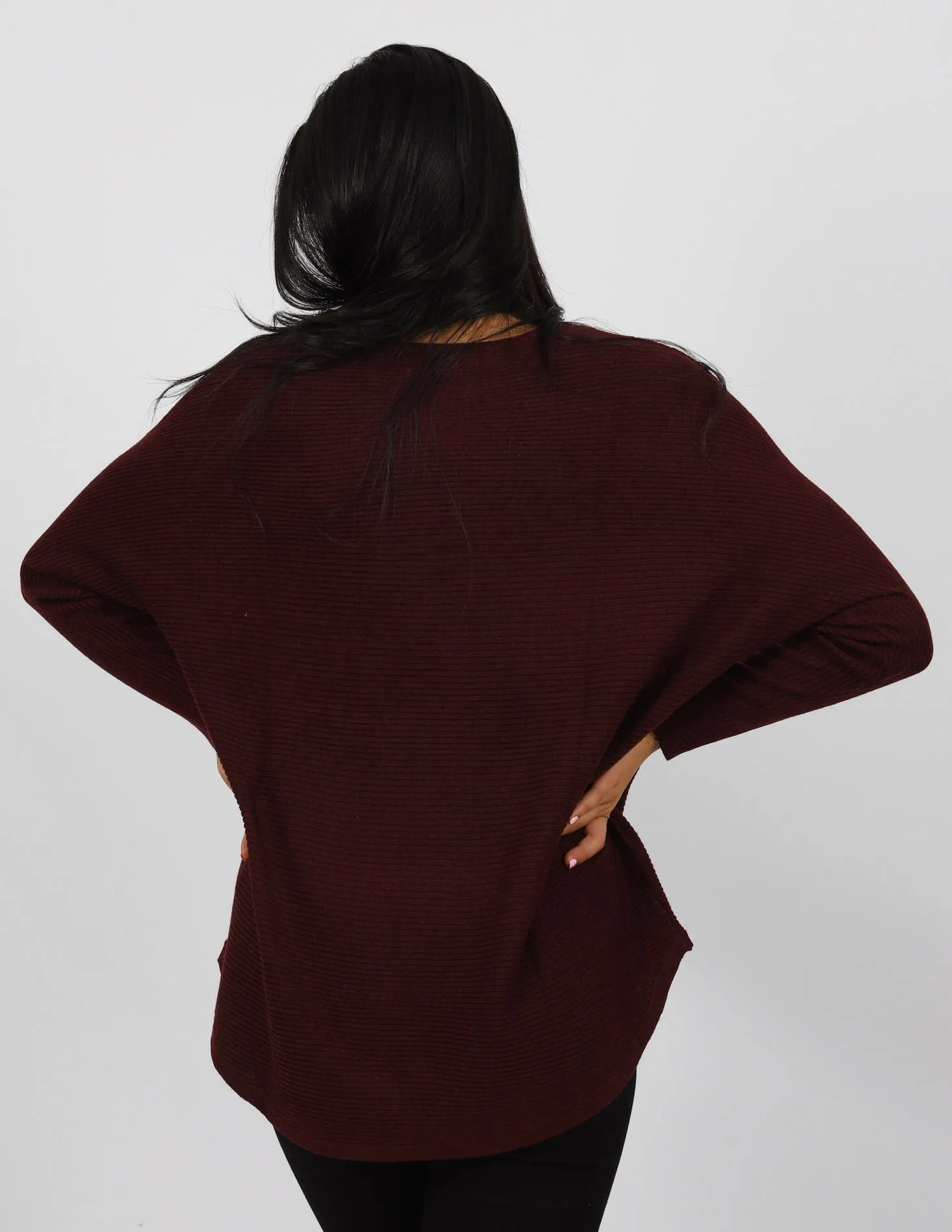 Batwing Knit Pullover