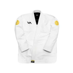 Belive & Achive RVCA White Yellow Jiu-Jitsu Gi | Strength & Comfort Combined