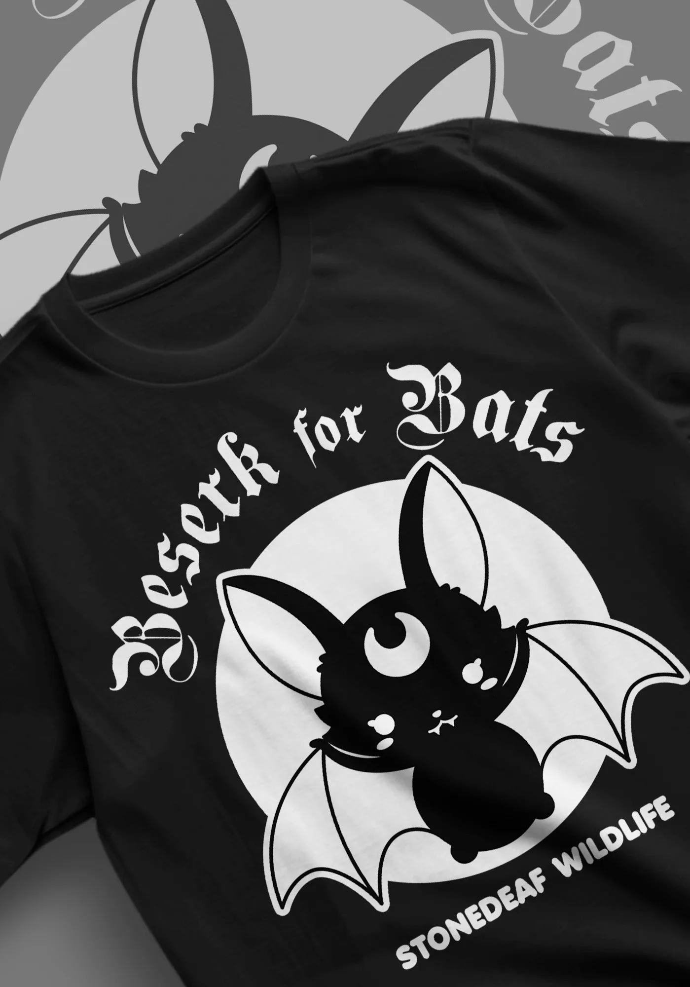 Beserk for Bats | STONEDEAF CHARITY T-SHIRT