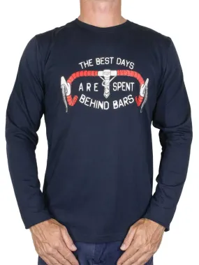 Best Days Behind Bars Long Sleeve T shirt