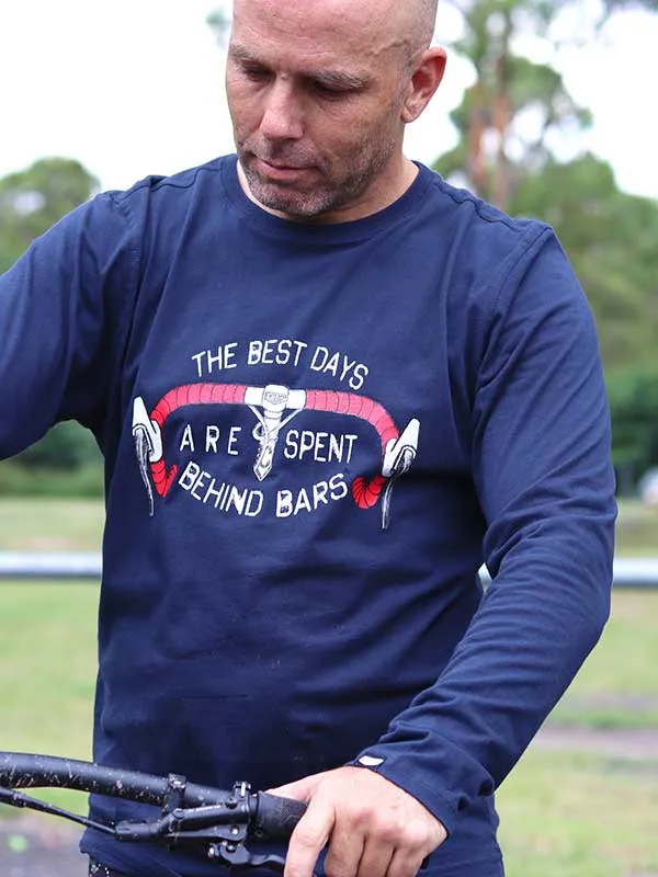 Best Days Behind Bars Long Sleeve T shirt