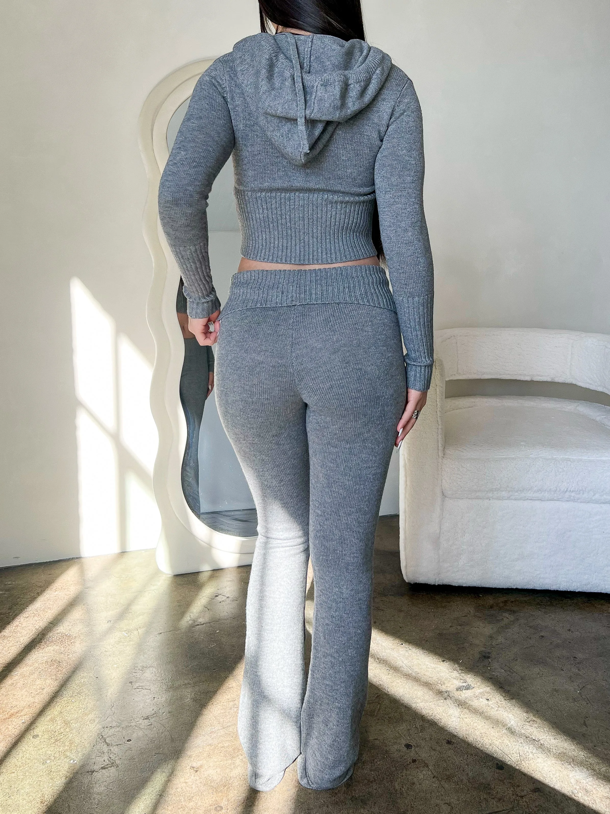 Bianca Knit 2 Piece (Heather Grey)