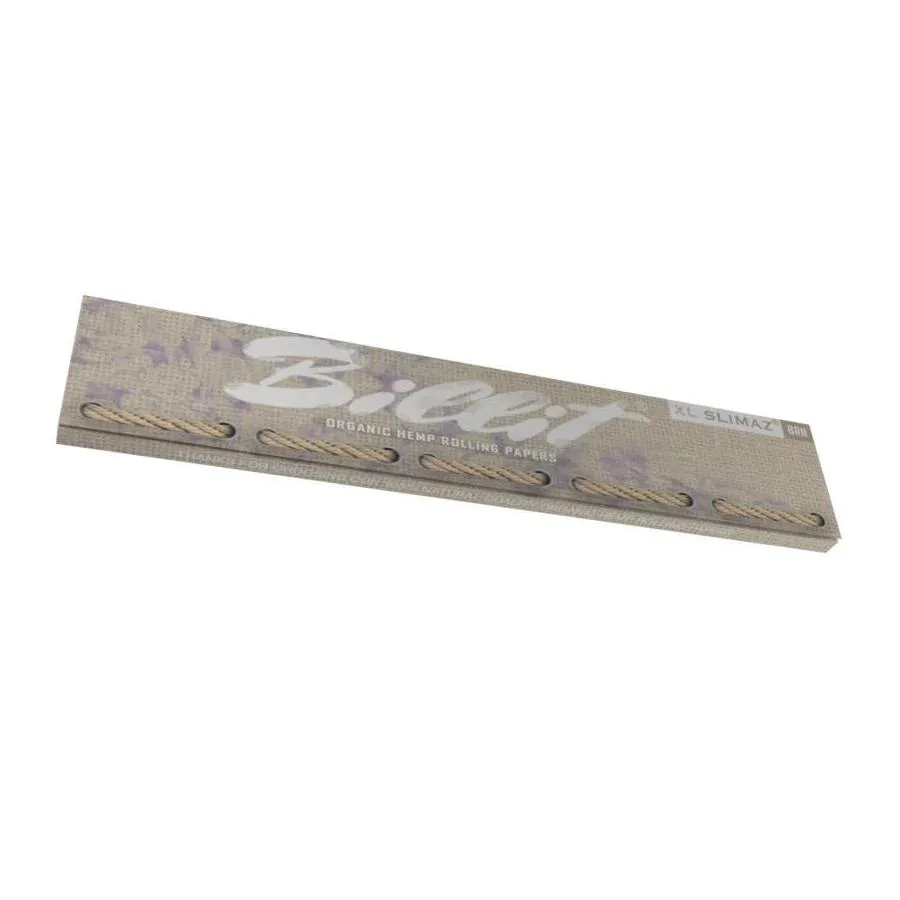 Billit XL - Organic Hemp 130mm Xtra Long Rolling Papers - Box of 50