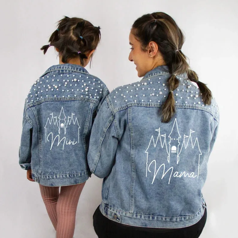 (Blue Pearl) Adventure Park Jean Jackets