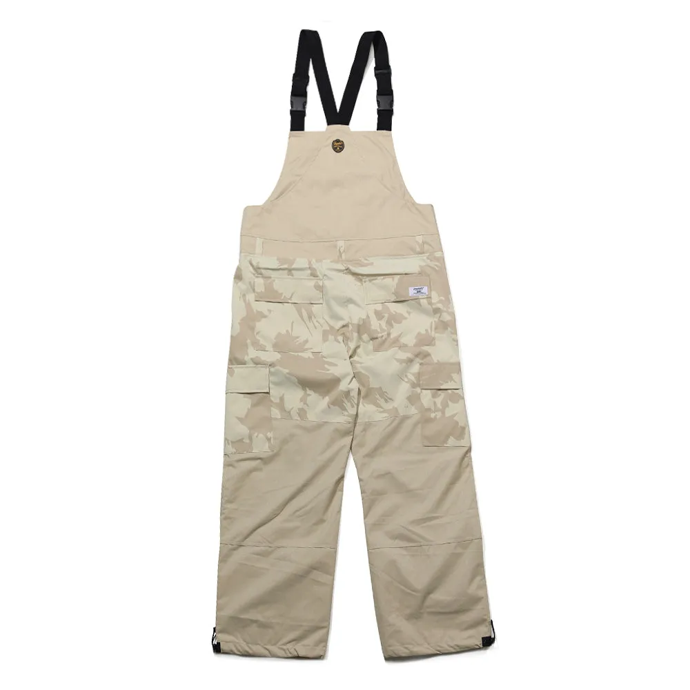 BSRBT CARGO BIB PANTS CREAM CAMO