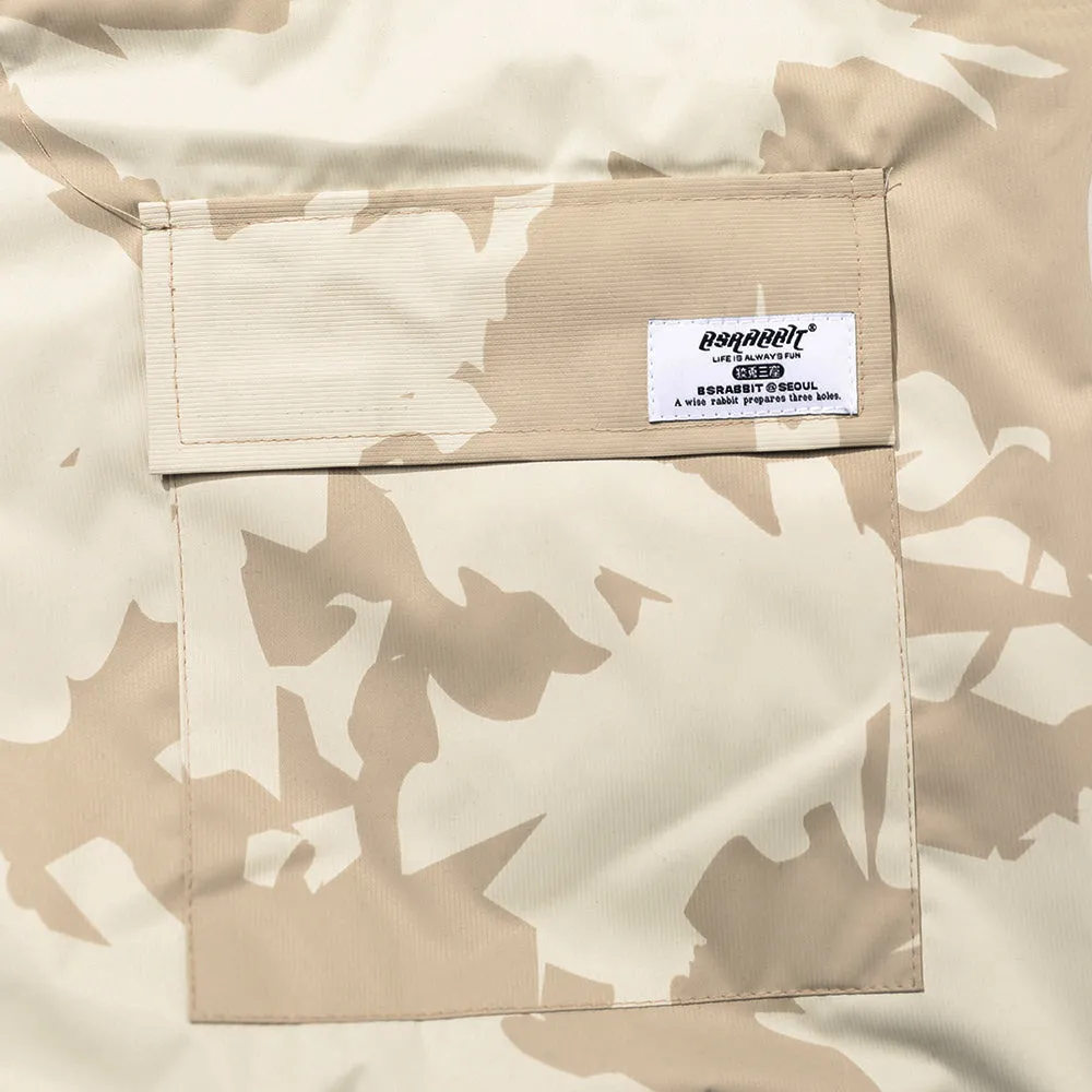 BSRBT CARGO BIB PANTS CREAM CAMO