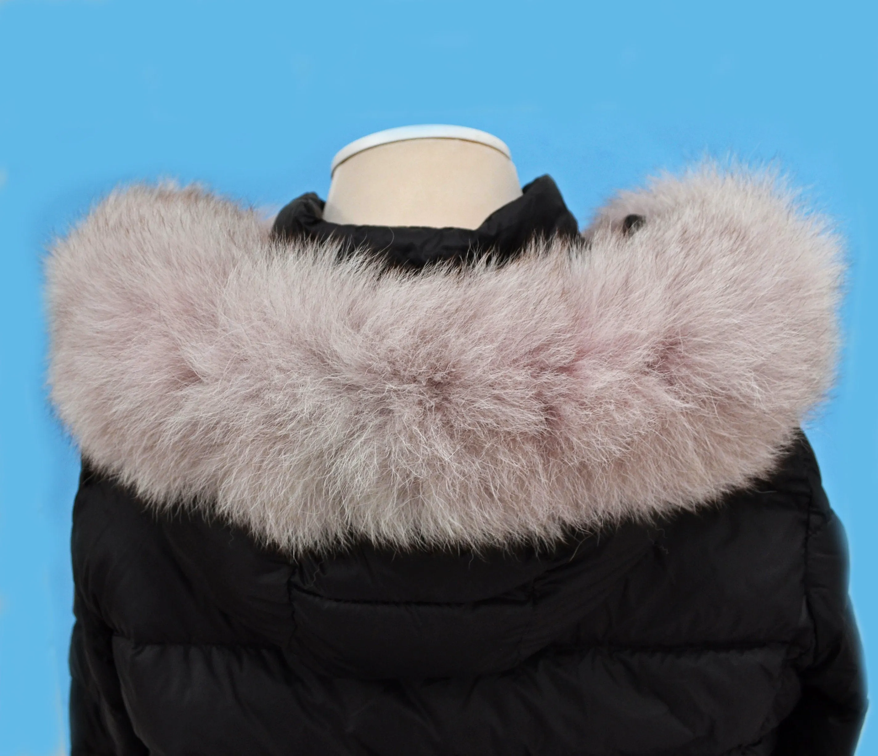 BY ORDER XL Double Real Fox Fur (Tail) Trim Hood, Fur collar trim, Fox Fur Collar, Fur Scarf, Fur Ruff, Fox Fur Hood, Hood Fur Jacket, Fur