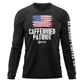 Caffein8ed Patriot Black Cooling Performance Long Sleeve Tee