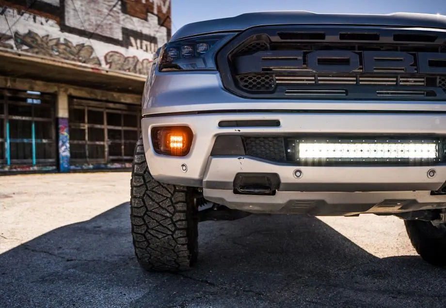 Cali Raised LED 2019-2022 Ford Ranger LED Fog Light Pod Replacements Brackets Kit