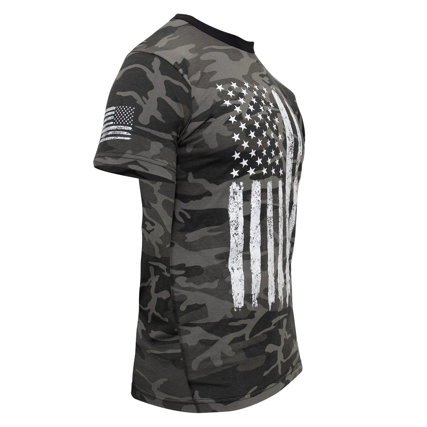 Camo US Flag T-Shirt