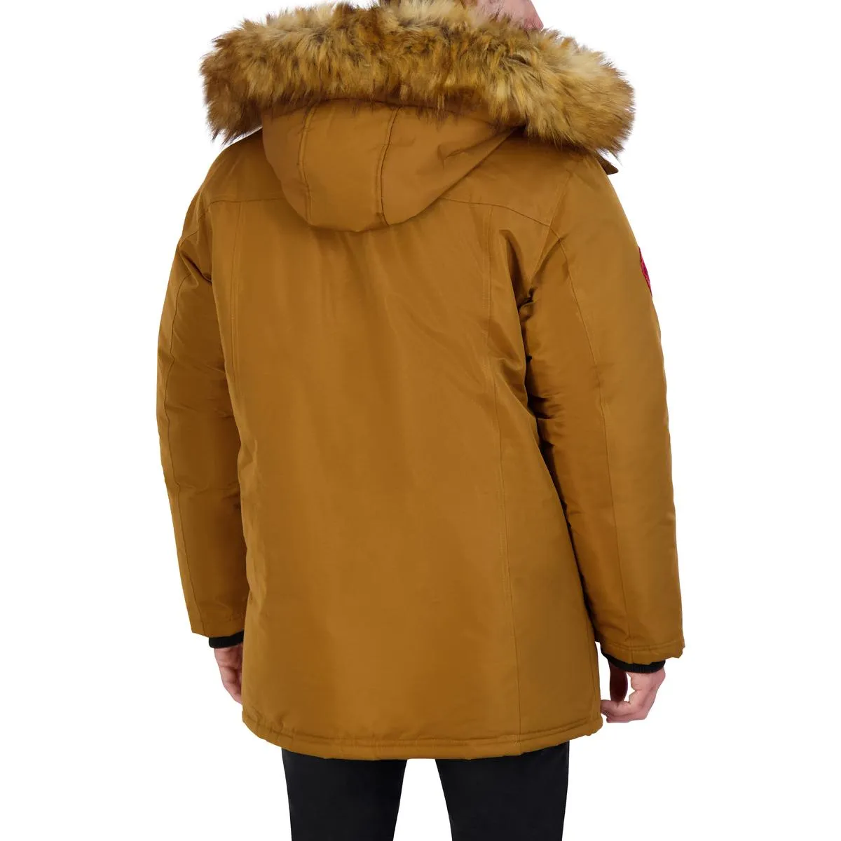 Canada Weather Gear Parka Coat for Men-Insulated Winter Jacket w/ Faux Fur Hood