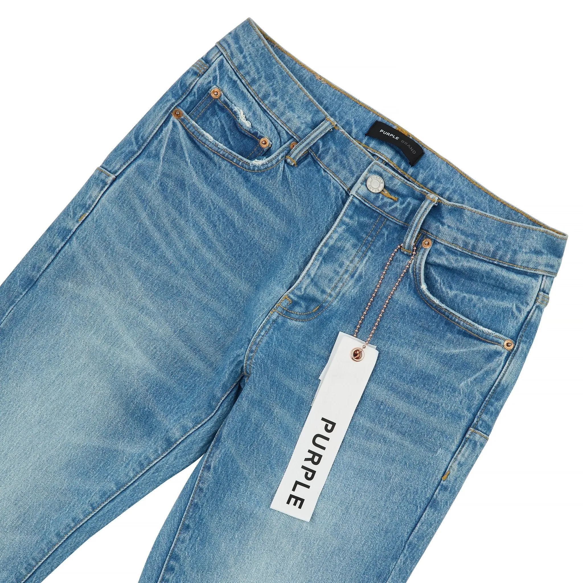 Coated Flared Denim