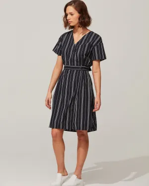 COTTON KIMONO WRAP  DRESS