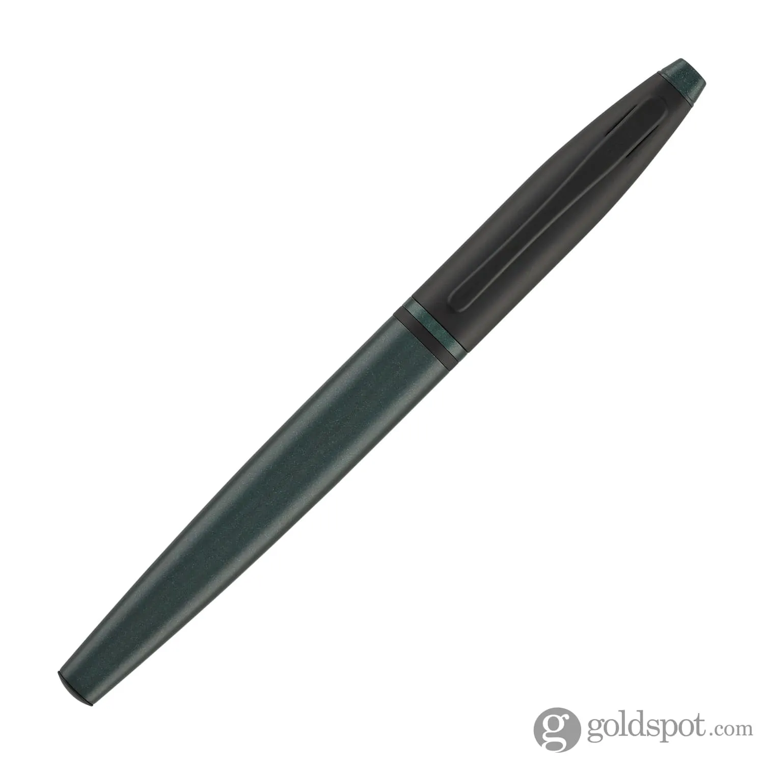 Cross Calais Fountain Pen in Matte Green   Matte Grey Combo - Fine Point