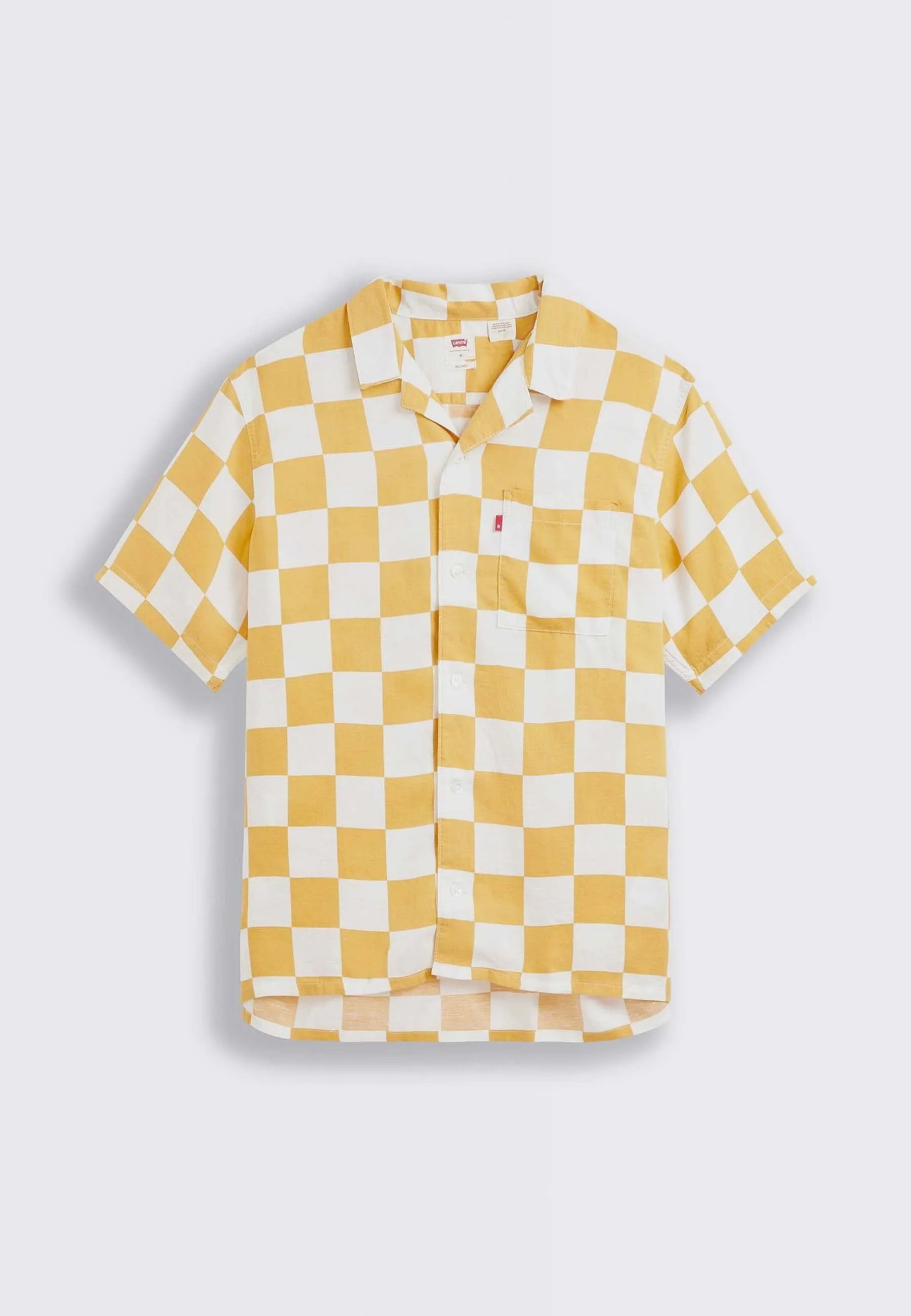 Cubano Shirt - fez check egret