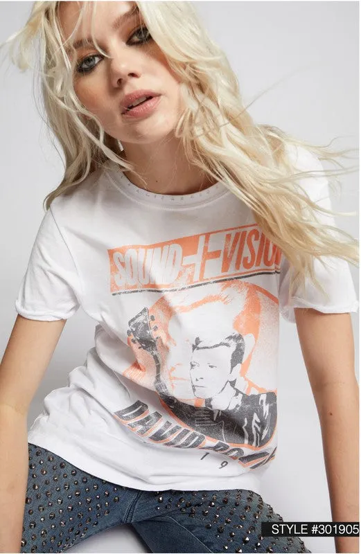 David Bowie Sound   Vision Tour Tee