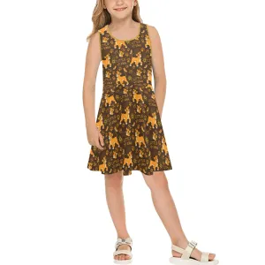 Disney Lion King Little King Girls' Sleeveless Sundress