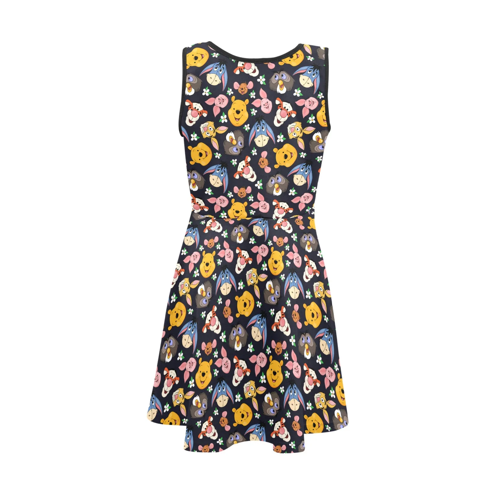 Disney Winnie The Pooh Hundred Acre Wood Friends Girls' Sleeveless Sundress