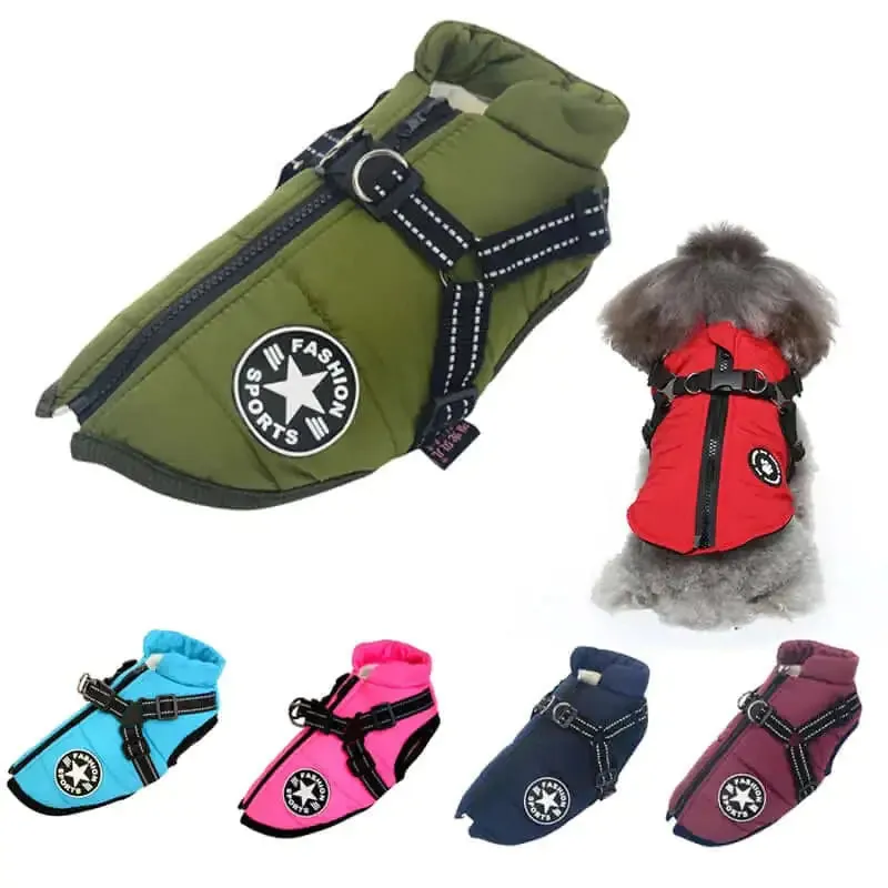 Dogs Waterproof Winter Ski Suit