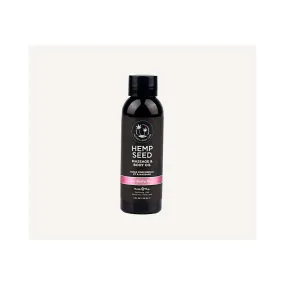 Earthly Body Hemp Seed Massage & Body Oil Zen Berry Rose 2 oz.