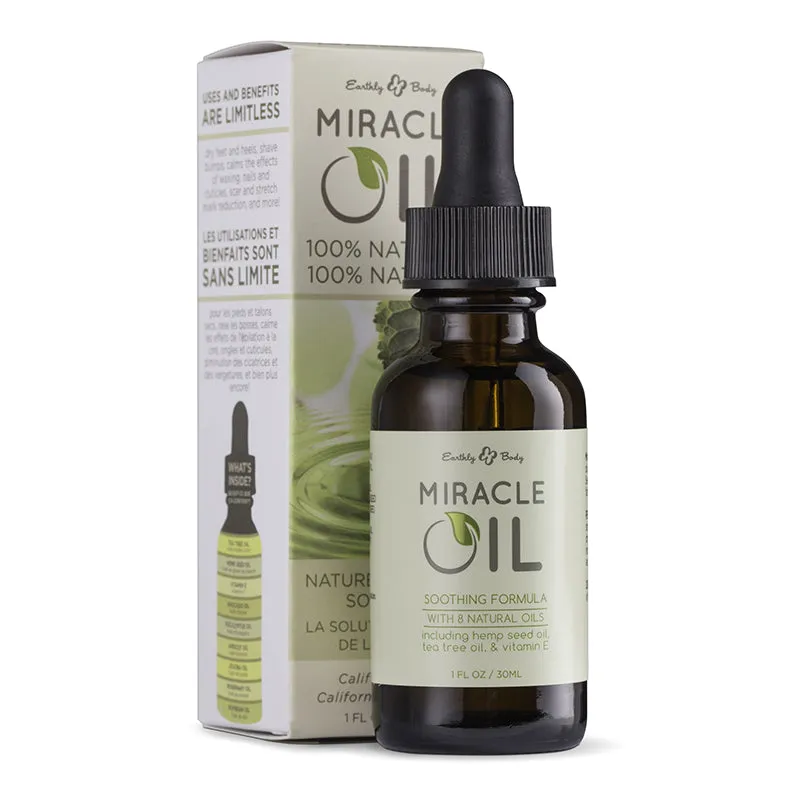 Earthly Body Pure Hemp Seed Oil with Vitamin E 1oz