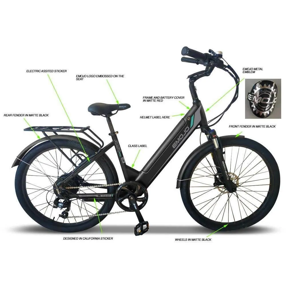 Emojo Panther Pro 48V/10.4Ah 500W Fat Tire Electric Bike