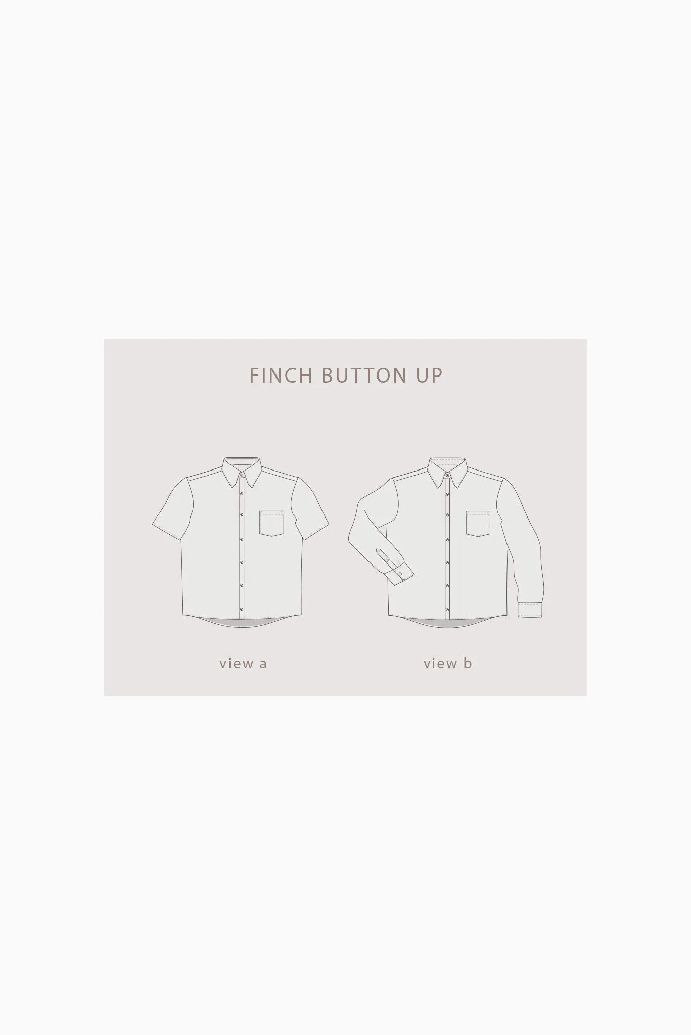 Finch Button Up - Sewing Pattern | Common Stitch