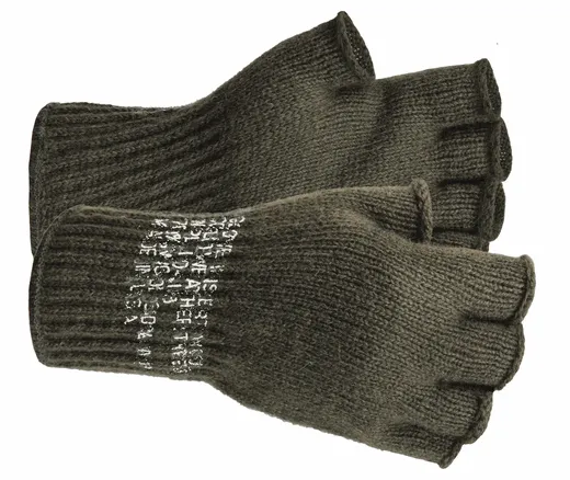 Fingerless Wool Gloves